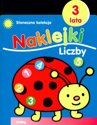 Słoneczna Kolekcja Naklejki Liczby 3 Lata [KSIĄŻKA]
