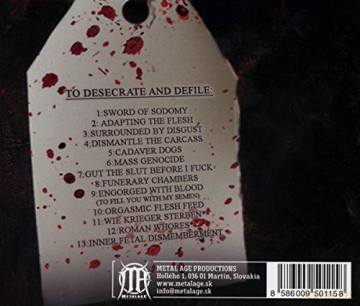 Lividity: To Desecrate And Defile [CD]