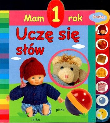 Mam 1 Rok Uczę Się Słów (twarda) [KSIĄŻKA]
