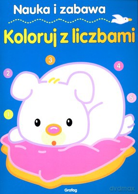 Koloruj Z Liczbami Nauka I Zabawa [KSIĄŻKA]