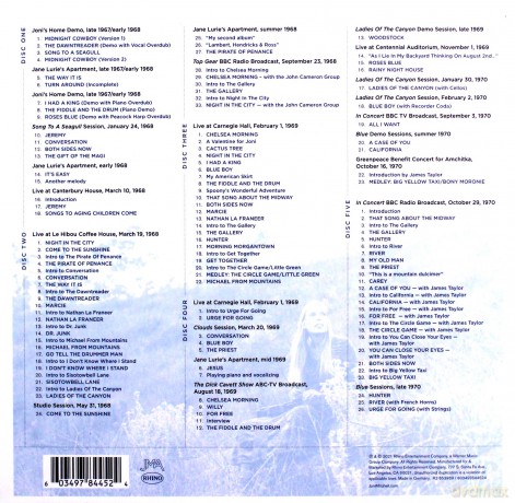 Joni Mitchell: Joni Mitchell Archives, Vol. 2: The Reprise Years (1968-1971) [5CD]
