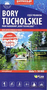 Bory Tucholskie-część północna. Park Narodowy skala 1: 50 000 wodoodporna [KSIĄŻKA]