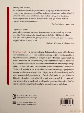 Braterstwo poezji - Czesław Miłosz, Tadeusz Różewicz [KSIĄŻKA]