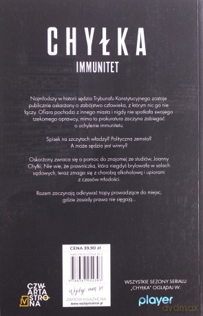 Chyłka. Immunitet (wydanie serialowe) - Remigiusz Mróz [KSIĄŻKA]