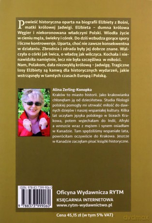 Elżbieta matka królowej Jadwigi - Alina Zerling-Konopka [KSIĄŻKA]