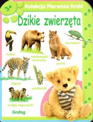Kolekcja Pierwsze Kroki Dzikie Zwierzęta (twarda) [KSIĄŻKA]