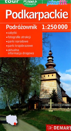 Województwo podkarpackie podróżownik mapa turysty [KSIĄŻKA]