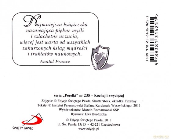 Kochaj i zwyciężaj. Perełka 235 - NW Wyszyński [KSIĄŻKA]