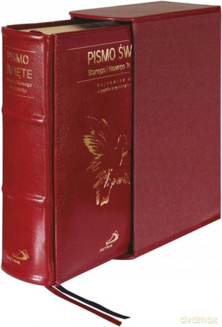 Biblia Stary Testament i Nowy Testament limit. (bordowa) [KSIĄŻKA]