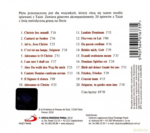 Taize - Instrumental [CD]
