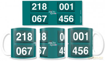 Squid Game Squad Numbers Kubek