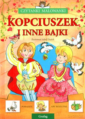 Kopciuszek I Inne Bajki Czytanki Malowanki (twarda) [KSIĄŻKA]