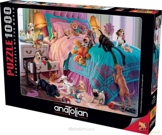 ANATOLIAN 1000 el. Niegrzeczne szczenięta [PUZZLE]