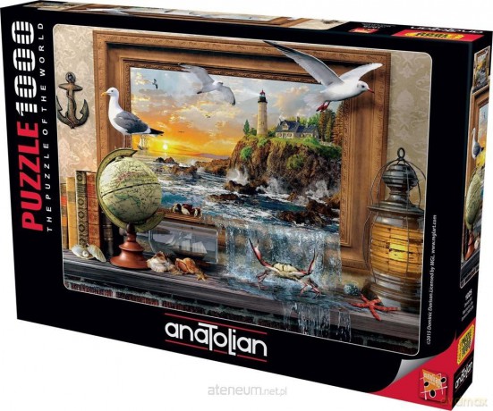 ANATOLIAN 1000 el. Obraz z latarnią w tle [PUZZLE]
