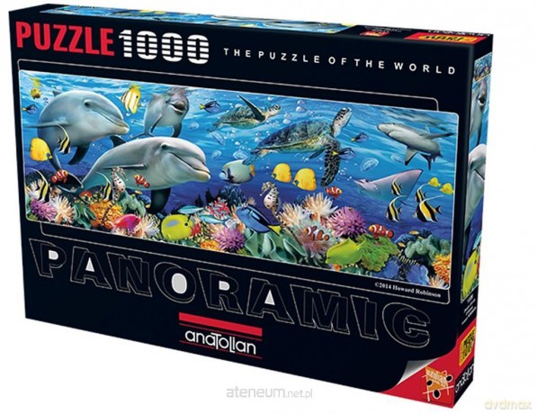 ANATOLIAN 1000 el. Panorama Podmorskie życie [PUZZLE]