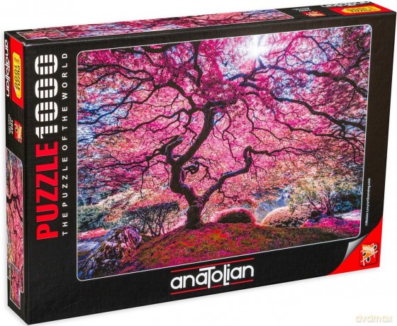 ANATOLIAN 1000 el. Różowe drzewo [PUZZLE]