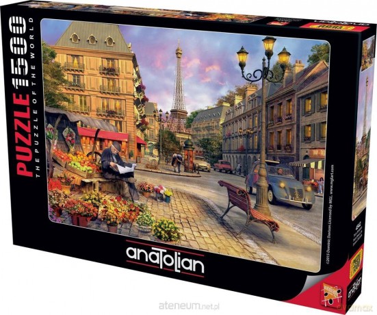 ANATOLIAN 1500 el. Paryż, Widok na wieżę Eiffla [PUZZLE]