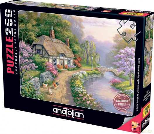 ANATOLIAN 260 el. Piękna chata nad rzeką [PUZZLE]