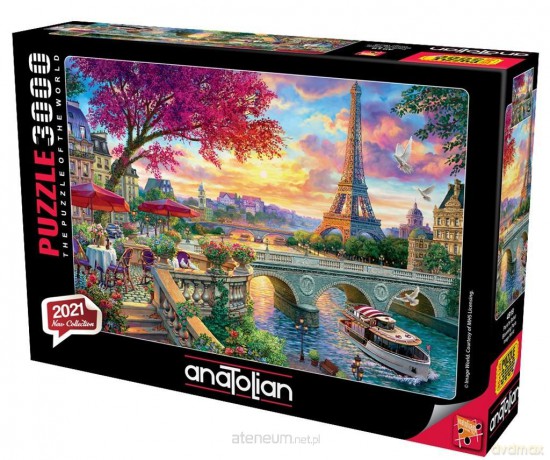 ANATOLIAN 3000 el. Paryż, Kawiarnia nad Sekwaną [PUZZLE]