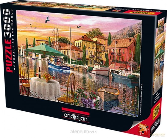 ANATOLIAN 3000 el. Zachód słońca w porcie [PUZZLE]