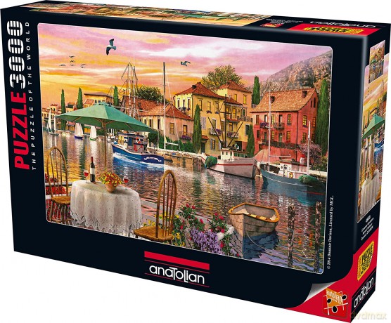 ANATOLIAN 3000 el. Zachód słońca w porcie [PUZZLE]