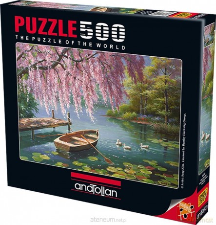 ANATOLIAN 500 el. Kwitnąca wierzba na jeziorem [PUZZLE]