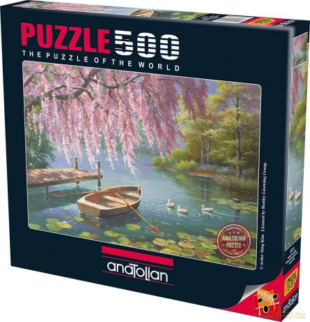 ANATOLIAN 500 el. Kwitnąca wierzba na jeziorem [PUZZLE]
