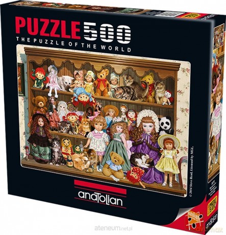 ANATOLIAN 500 el. Szafa pełna pluszaków i lalek [PUZZLE]
