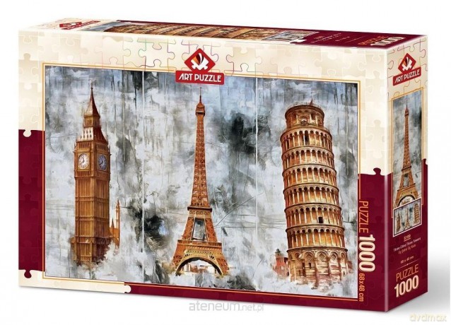ARTPUZZLE 1000 el. Trzy miasta - Trzy wieże [PUZZLE]
