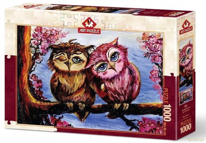 ARTPUZZLE 1000 el. Zakochane sowy [PUZZLE]