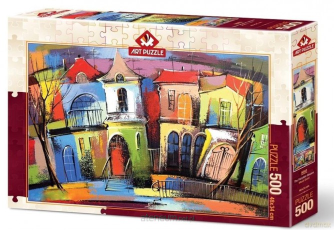 ARTPUZZLE 500 el. Baśniowe domki [PUZZLE]