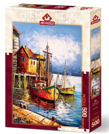 ARTPUZZLE 500 el. Pomarańczowy port [PUZZLE]