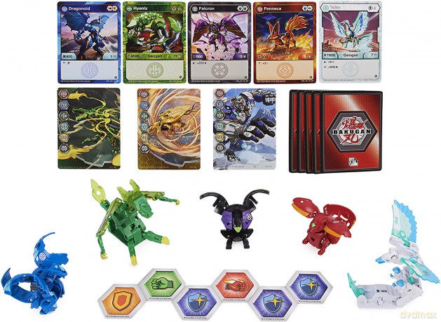 Bakugan Zestaw figurek Geogan Brawler mix [FIGURKA]