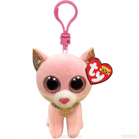 Beanie Boos Fiona - Różowy kot 8,5 cm