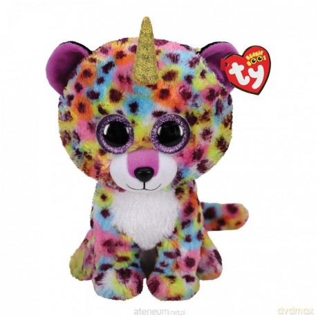Beanie Boos Giselle - Tęczowy lampart 24cm