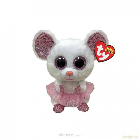 Beanie Boos Nina - Biała ballerina mysz 15 cm