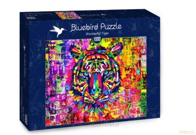 BLUEBIRD 1000 el. Kolorowy tygrys [PUZZLE]