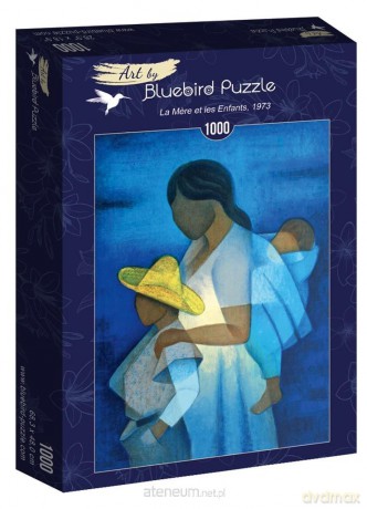 BLUEBIRD 1000 el. Louis Toffoli, Matka z dziećmi,1973 [PUZZLE]