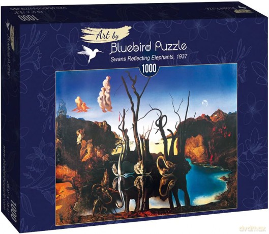 BLUEBIRD 1000 el. Salvador Dali, Łabędzie, 1937 [PUZZLE]