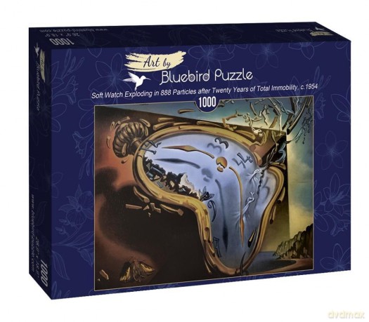 BLUEBIRD 1000 el. Salvador Dali, Miękki zegarek, 1954 [PUZZLE]