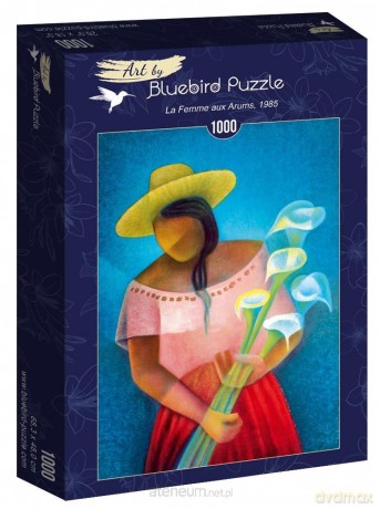 BLUEBIRD 1000 el. Toffoli, Kobieta sprzedająca kwiaty [PUZZLE]