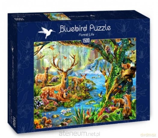 BLUEBIRD 1500 el. Leśne życie [PUZZLE]