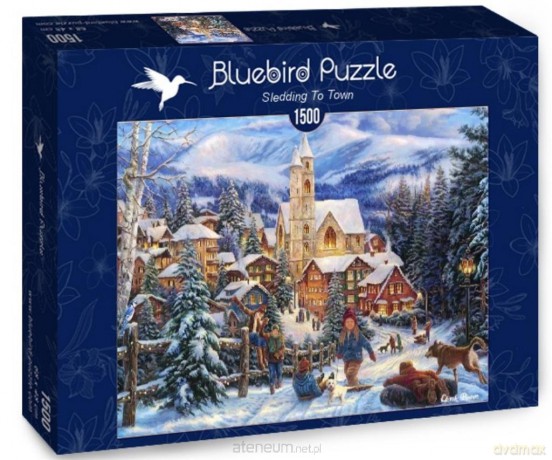 BLUEBIRD 1500 el. Zabawa na sankach [PUZZLE]