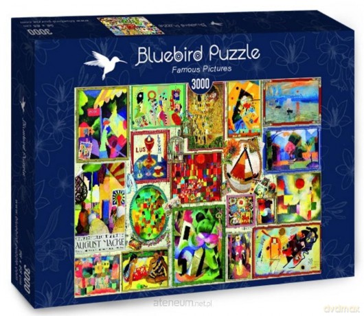BLUEBIRD 3000 el. Słynne obrazy [PUZZLE]