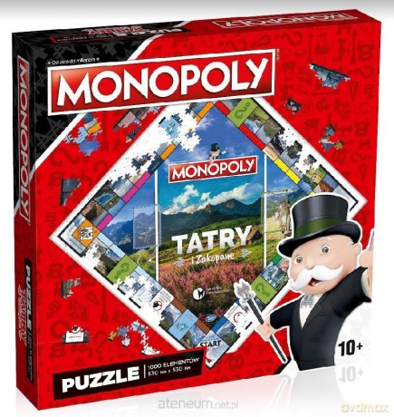 CASTORLAND 1000 el. Monopoly Tatry i Zakopane [PUZZLE]