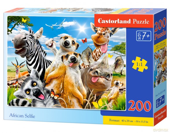 CASTORLAND 200 el. African Selfie [PUZZLE]