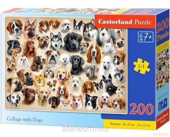 CASTORLAND 200 el. Collage with Dogs [PUZZLE]