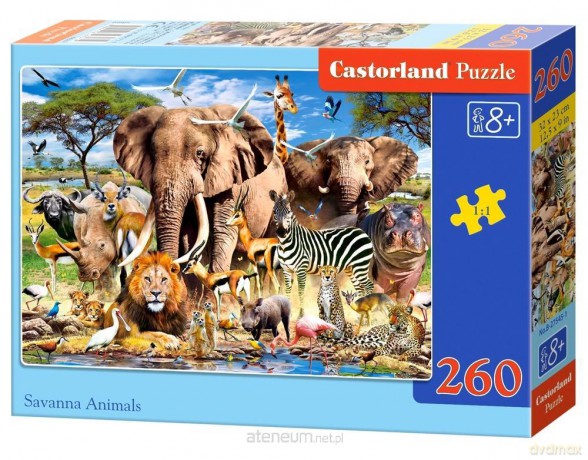 CASTORLAND 260 el. Savanna Animals [PUZZLE]