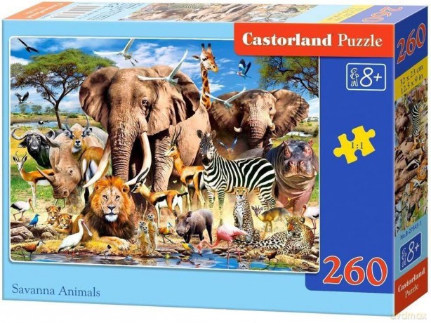 CASTORLAND 260 el. Savanna Animals [PUZZLE]