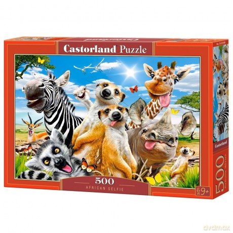 CASTORLAND 500 el. African selfie [PUZZLE]